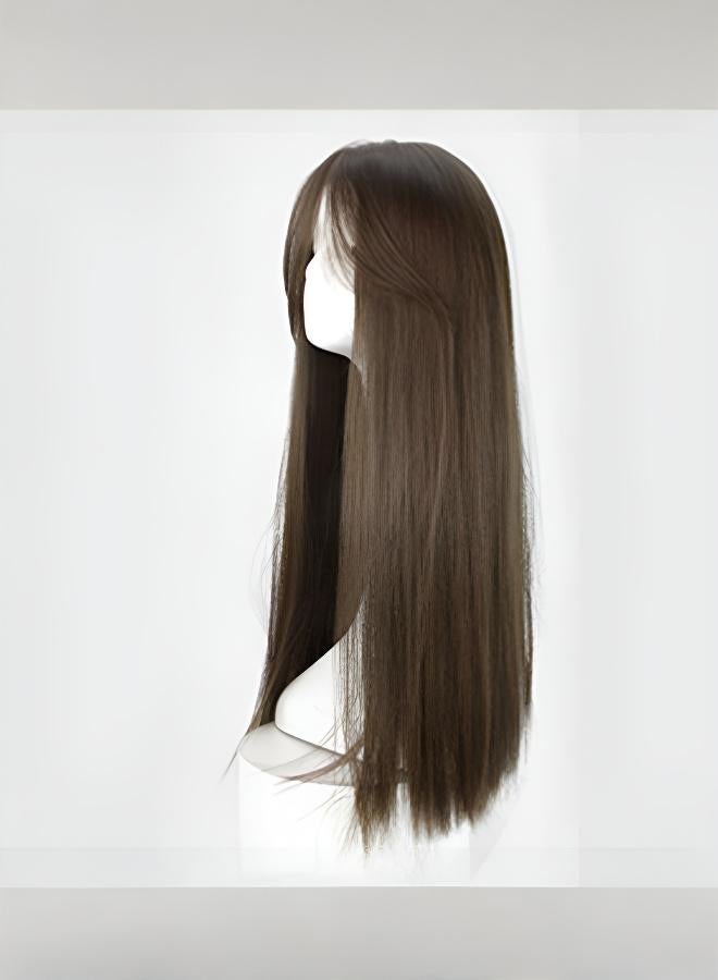 Long Straight Wig with Bangs, Europe & America's Best-Seller - Image 1
